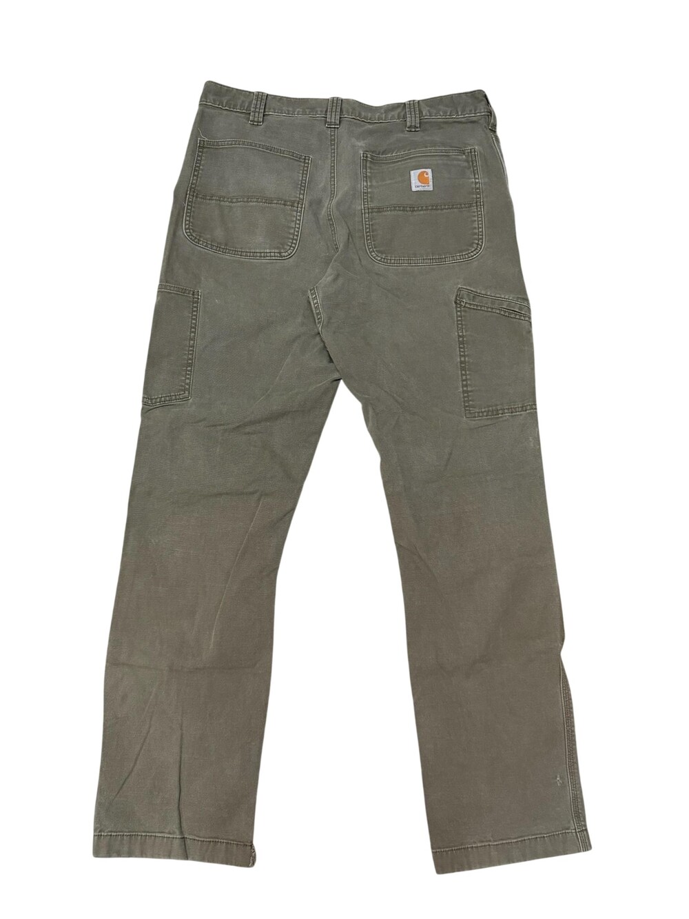 Carhartt Rugged Flex Carpenter Pants Mens 34x31 Canvas Workwear double knee
